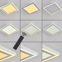 hofstein Plafonnier Salamo LED Blanc, 2 lumières