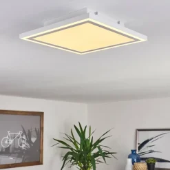 hofstein Plafonnier Salamo LED Blanc, 2 lumières