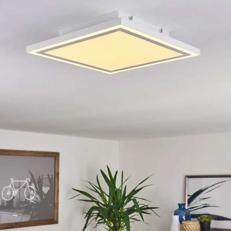 hofstein Plafonnier Salamo LED Blanc, 2 lumières