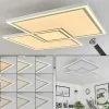 hofstein Plafonnier Salamo LED Blanc, 1 lumière, Télécommandes