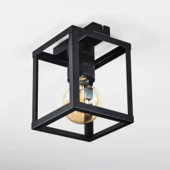 hofstein Plafonnier Salla Noir, 1 lumière