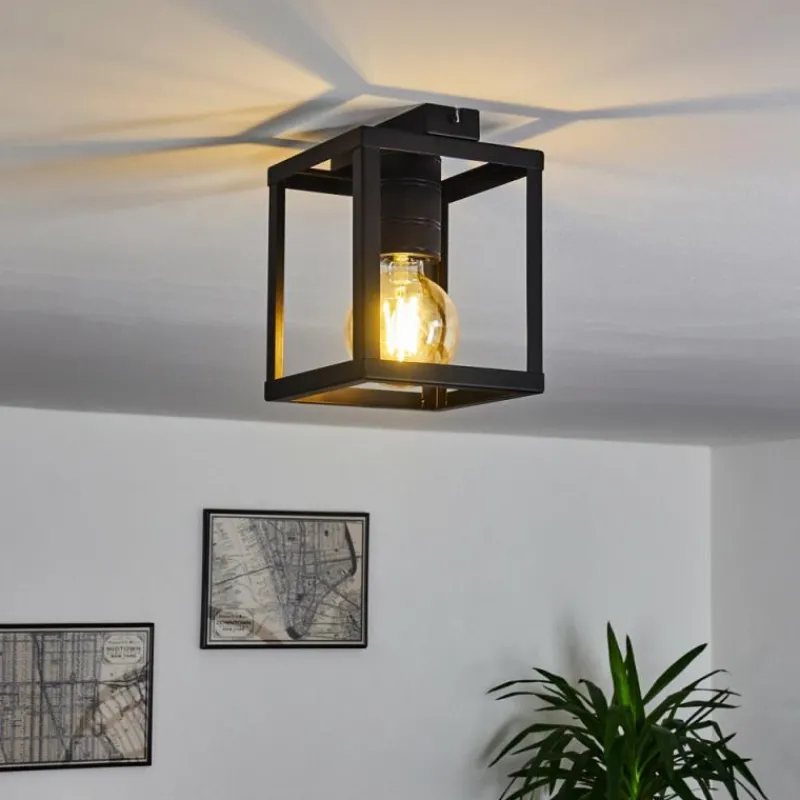 hofstein Plafonnier Salla Noir, 1 lumière