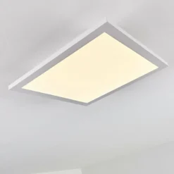 hofstein Plafonnier Salmi LED Aluminium, Blanc, 1 lumière