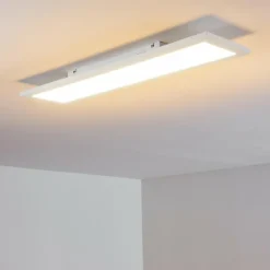 hofstein Plafonnier Salmi LED Blanc, 1 lumière, Télécommandes