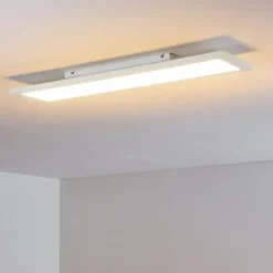 hofstein Plafonnier Salmi LED Blanc, 1 lumière, Télécommandes