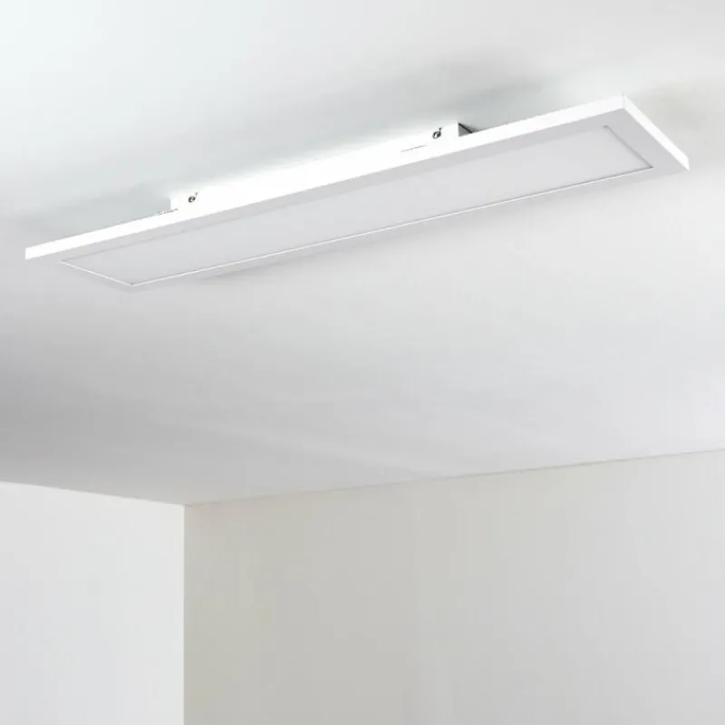 hofstein Plafonnier Salmi LED Blanc, 1 lumière, Télécommandes