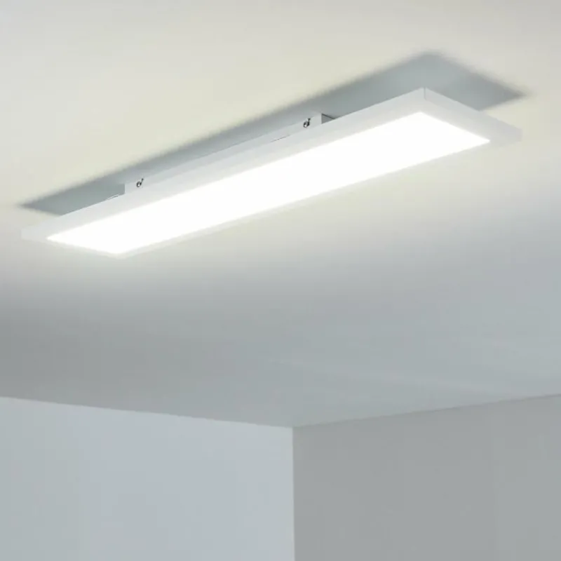 hofstein Plafonnier Salmi LED Blanc, 1 lumière, Télécommandes