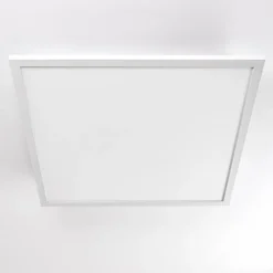 hofstein Plafonnier Salmi LED Blanc, 1 lumière, Télécommandes, Changeur de couleurs
