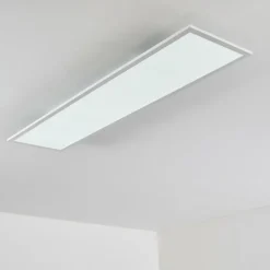 hofstein Plafonnier Salmi LED Blanc, 1 lumière, Télécommandes