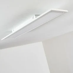 hofstein Plafonnier Salmi LED Blanc, 1 lumière, Télécommandes