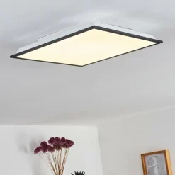 hofstein Plafonnier Salmi LED Gris, Blanc, 1 lumière