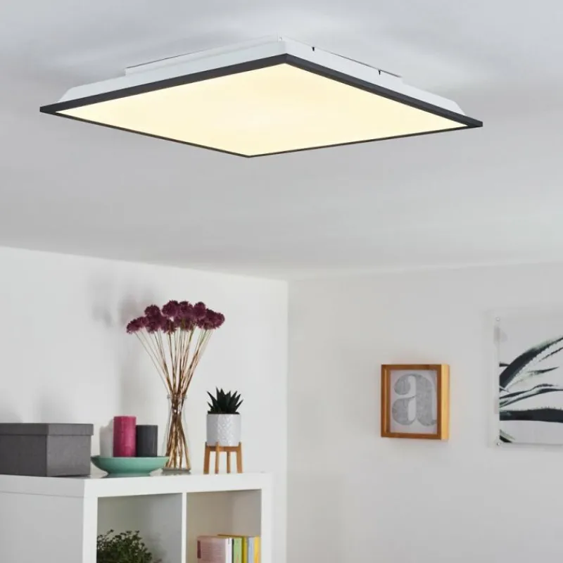 hofstein Plafonnier Salmi LED Gris, Blanc, 1 lumière