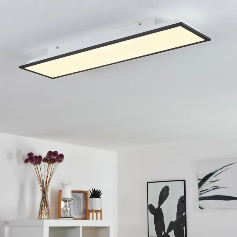 hofstein Plafonnier Salmi LED Noir, Blanc, 1 lumière