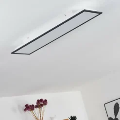 hofstein Plafonnier Salmi LED Noir, Blanc, 1 lumière