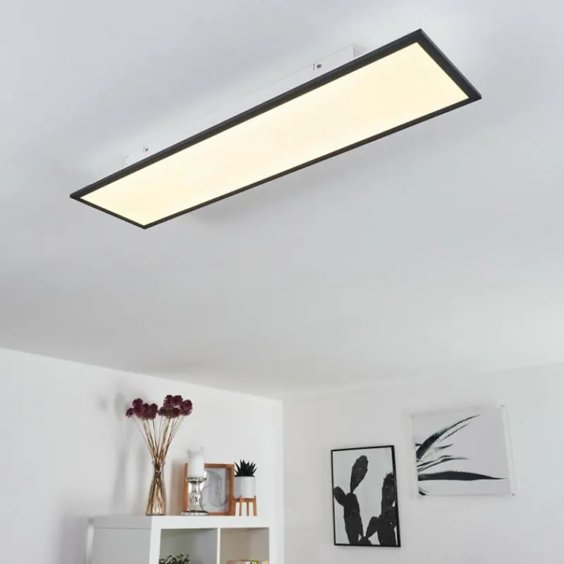 hofstein Plafonnier Salmi LED Noir, Blanc, 1 lumière