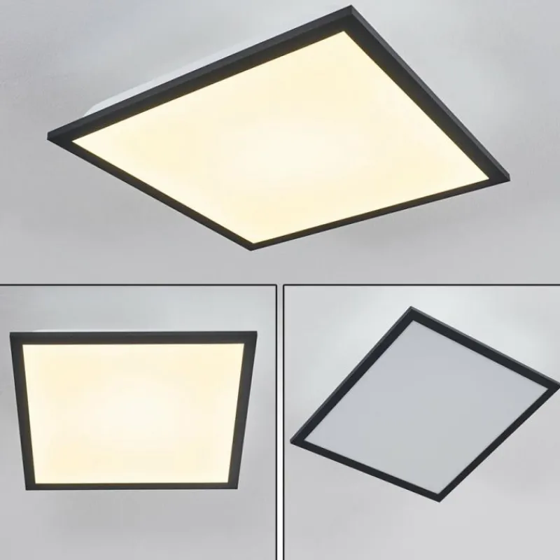 hofstein Plafonnier Salmi LED Noir, Blanc, 1 lumière