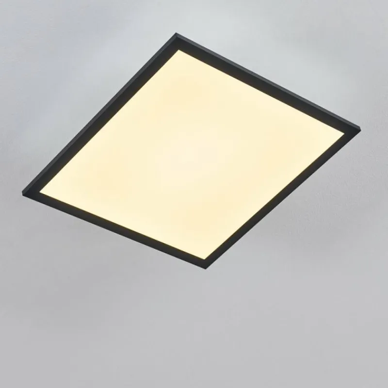 hofstein Plafonnier Salmi LED Noir, Blanc, 1 lumière