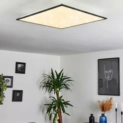 hofstein Plafonnier Salmi LED Noir, Blanc, 1 lumière
