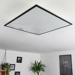 hofstein Plafonnier Salmi LED Noir, Blanc, 1 lumière