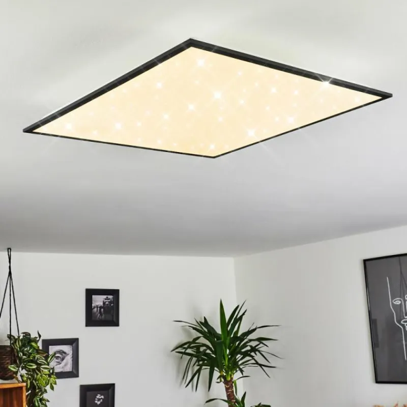 hofstein Plafonnier Salmi LED Noir, Blanc, 1 lumière
