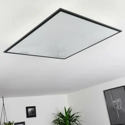hofstein Plafonnier Salmi LED Noir, Blanc, 1 lumière