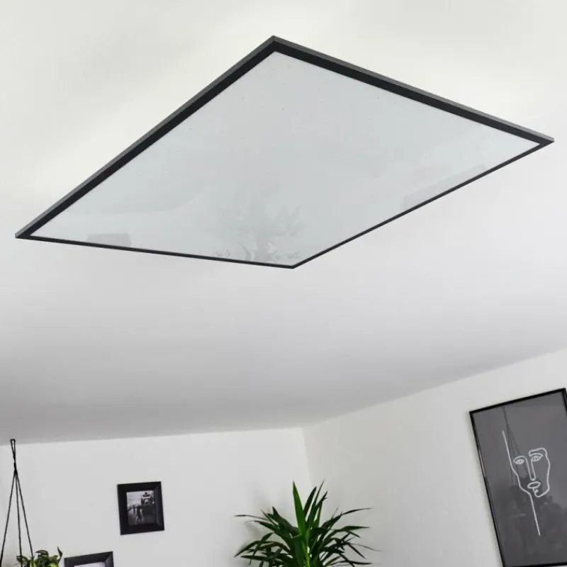 hofstein Plafonnier Salmi LED Noir, Blanc, 1 lumière