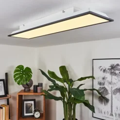 hofstein Plafonnier Salmi LED Noir, Blanc, 1 lumière