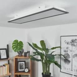 hofstein Plafonnier Salmi LED Noir, Blanc, 1 lumière