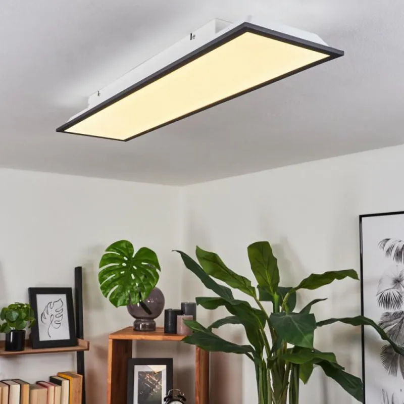 hofstein Plafonnier Salmi LED Noir, Blanc, 1 lumière