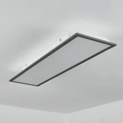 hofstein Plafonnier Salmi LED Noir, Blanc, 1 lumière