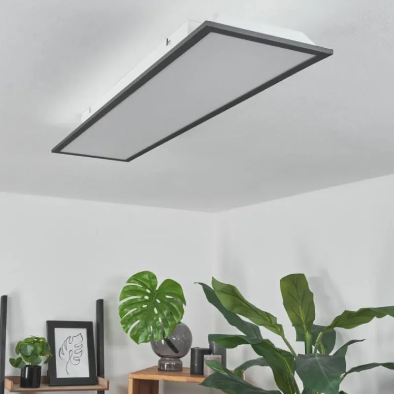 hofstein Plafonnier Salmi LED Noir, Blanc, 1 lumière