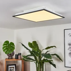 hofstein Plafonnier Salmi LED Noir, Blanc, 2 lumières