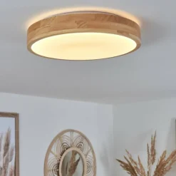 hofstein Plafonnier Samaira LED Blanc, 1 lumière