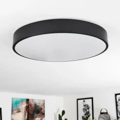 hofstein Plafonnier Samaira LED Blanc, 1 lumière, Télécommandes