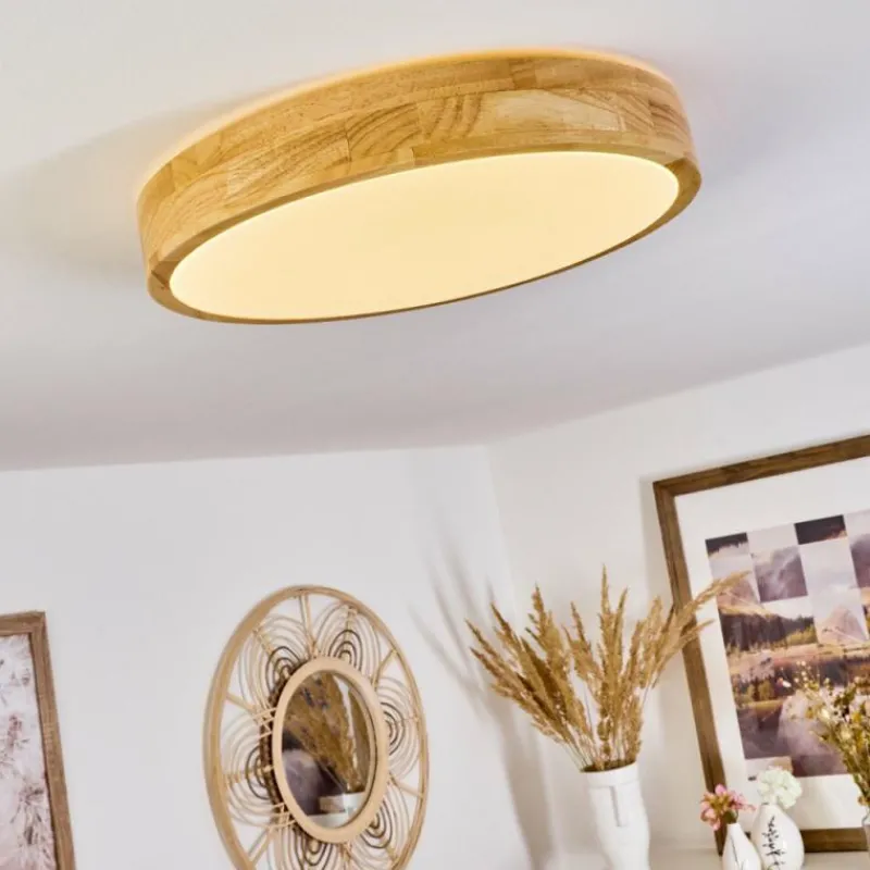 Luminaires Scandinaves-hofstein Plafonnier Samaira LED Écru, 1 lumière