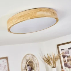 Luminaires Scandinaves-hofstein Plafonnier Samaira LED Écru, 1 lumière