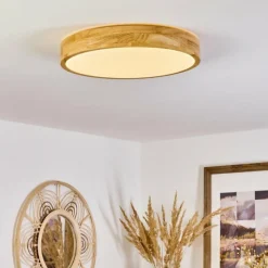 Luminaires Scandinaves-hofstein Plafonnier Samaira LED Écru, 1 lumière