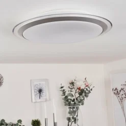 hofstein Plafonnier Sapioris LED Argenté, 1 lumière