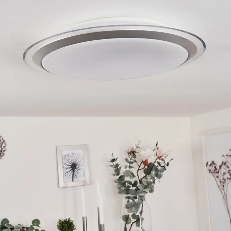 hofstein Plafonnier Sapioris LED Argenté, 1 lumière