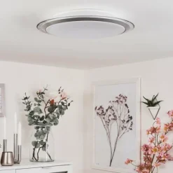 hofstein Plafonnier Sapioris LED Argenté, 1 lumière