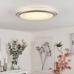 hofstein Plafonnier Sapioris LED Argenté, 1 lumière