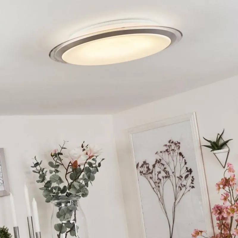 hofstein Plafonnier Sapioris LED Argenté, 1 lumière