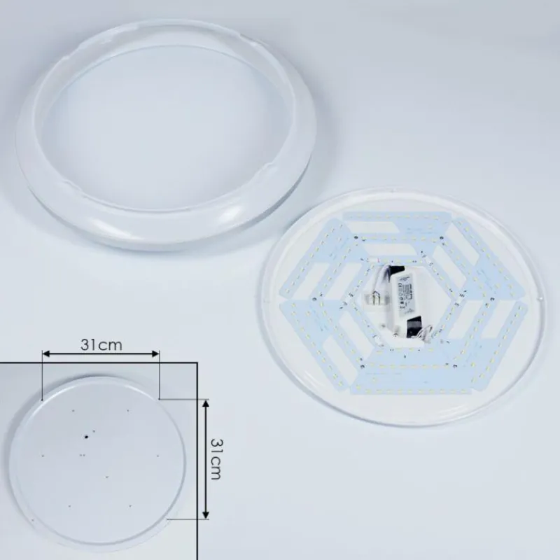 hofstein Plafonnier Sapioris LED Blanc, 1 lumière