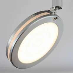 hofstein Plafonnier Sarnadinha LED Nickel mat, 1 lumière
