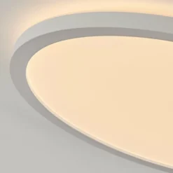 hofstein Plafonnier Sasinhosa LED Blanc, 1 lumière, Télécommandes