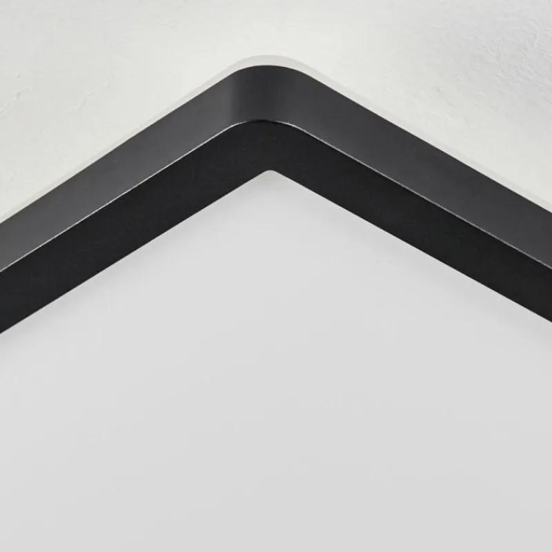 hofstein Plafonnier Sasinhosa LED Noir, 1 lumière, Télécommandes