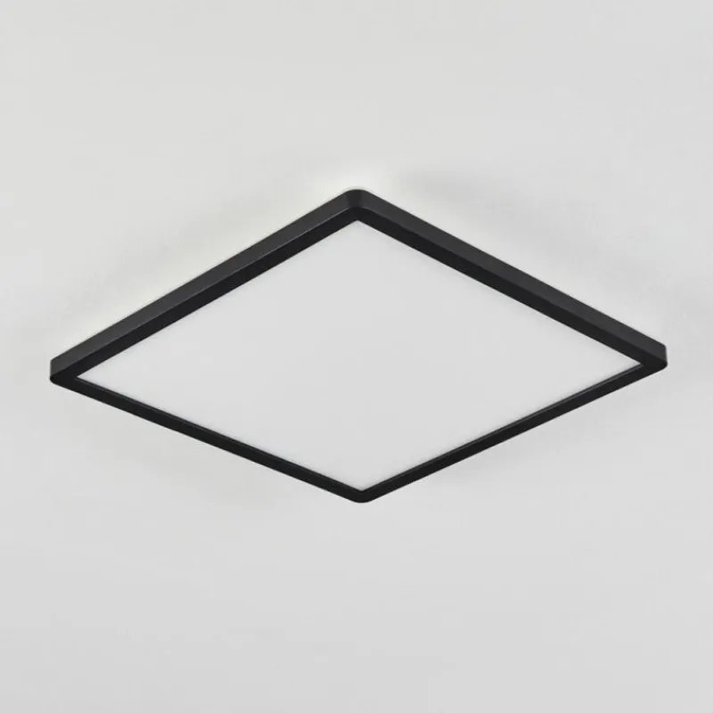 hofstein Plafonnier Sasinhosa LED Noir, 1 lumière, Télécommandes