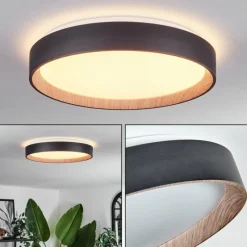 Luminaires Scandinaves-hofstein Plafonnier Sassemte LED Blanc, 1 lumière