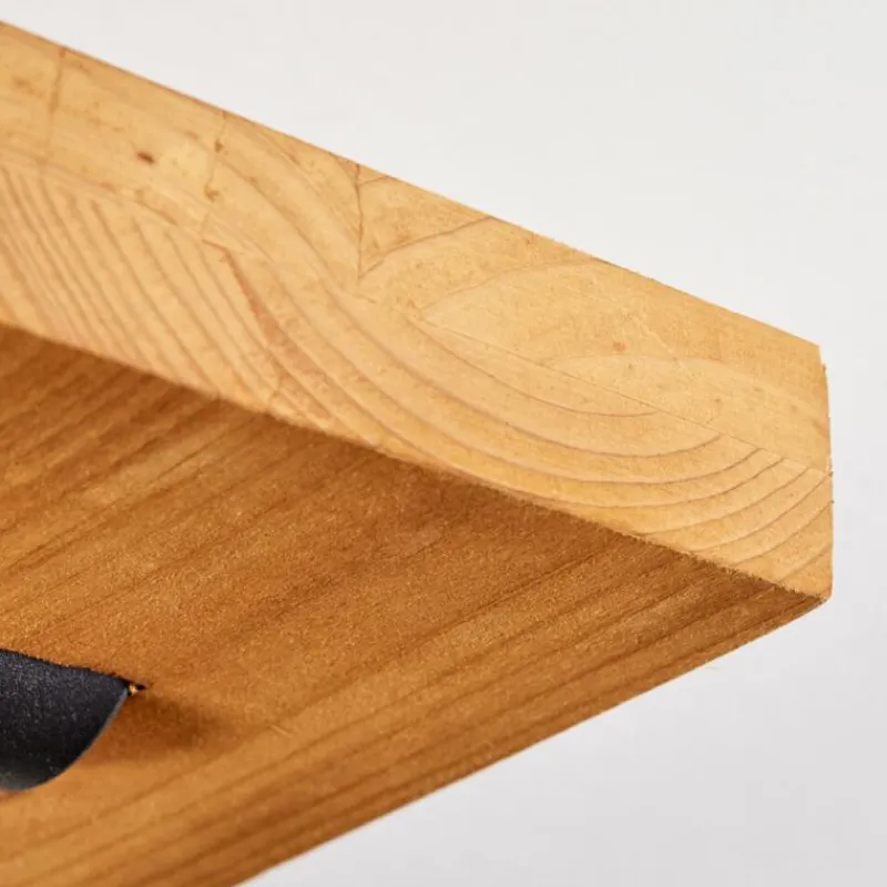 hofstein Plafonnier Schanis Écru, Noir, 5 lumières