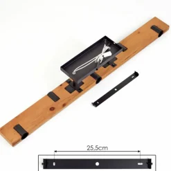 hofstein Plafonnier Schanis Écru, Noir, 5 lumières